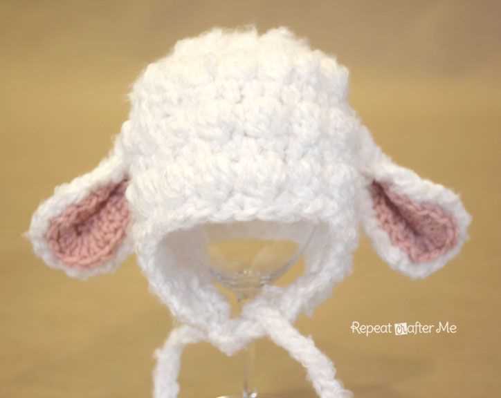 Lamb hat knitting pattern