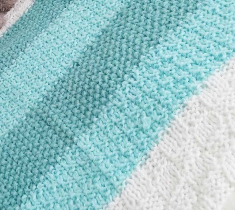 Beginner baby blanket knitting pattern