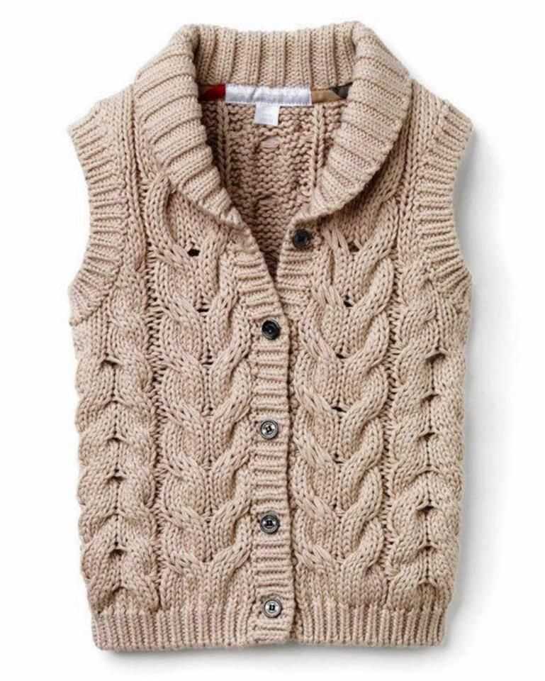 Knitting pattern vest