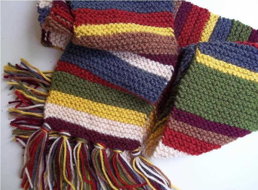 Football scarf knitting pattern free