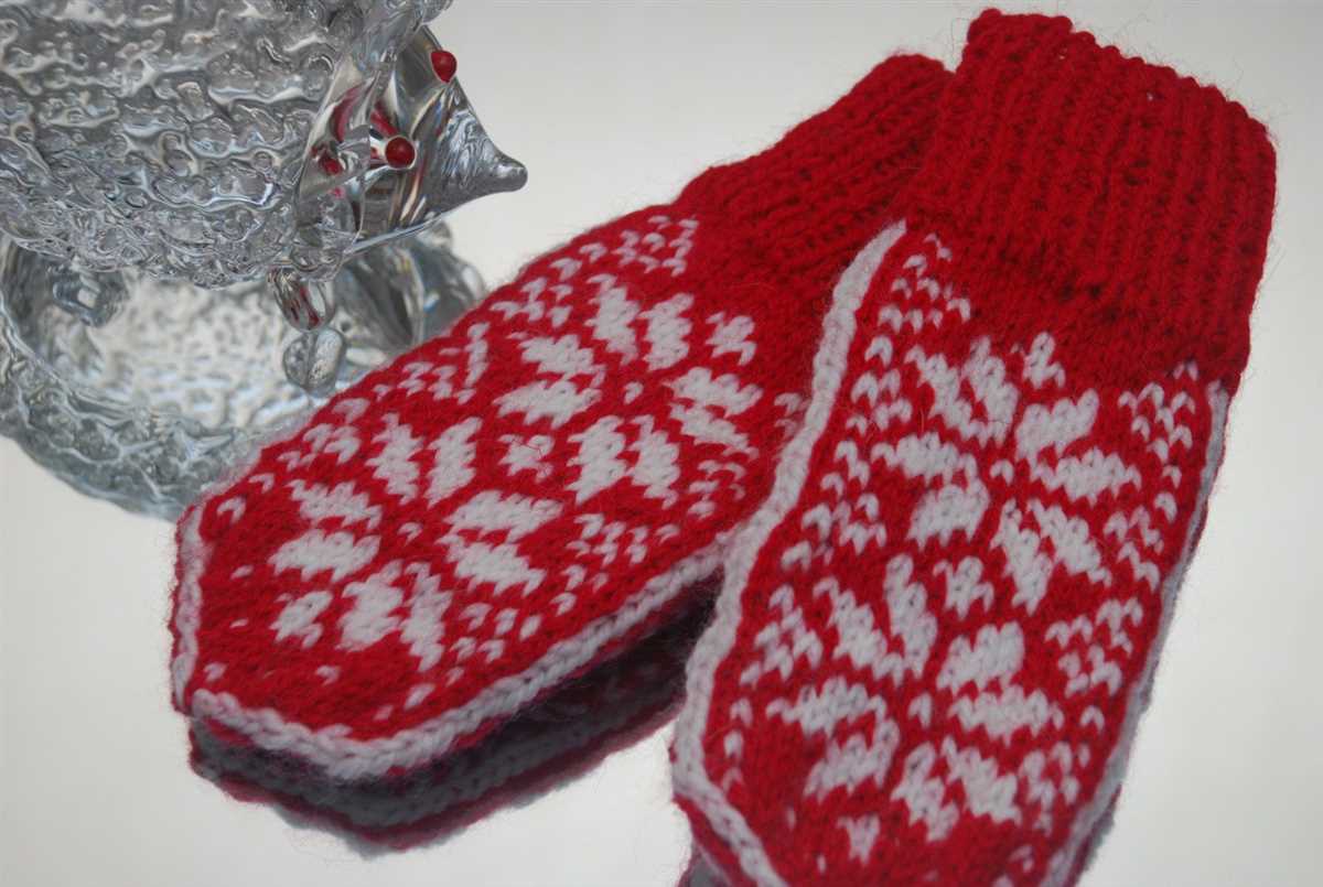 Icelandic mittens knitting pattern