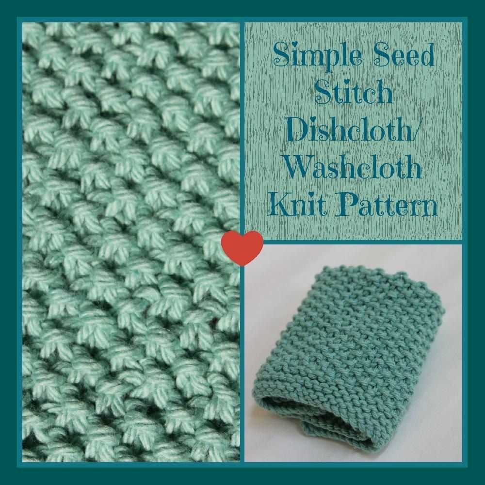 Scrubby dishcloth knit pattern free