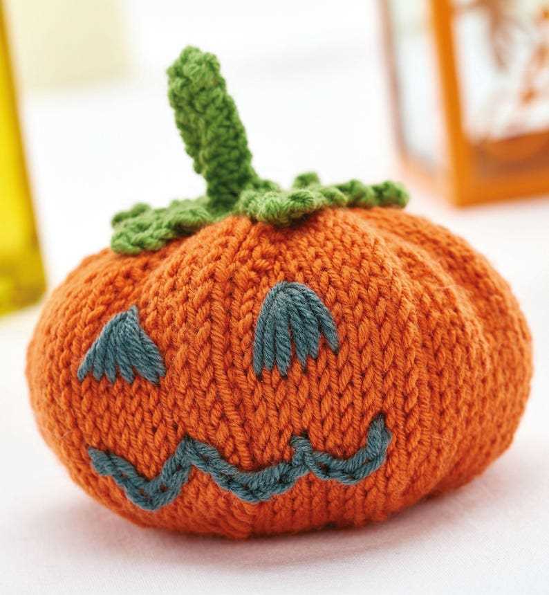 Free knitted pumpkin dishcloth patterns