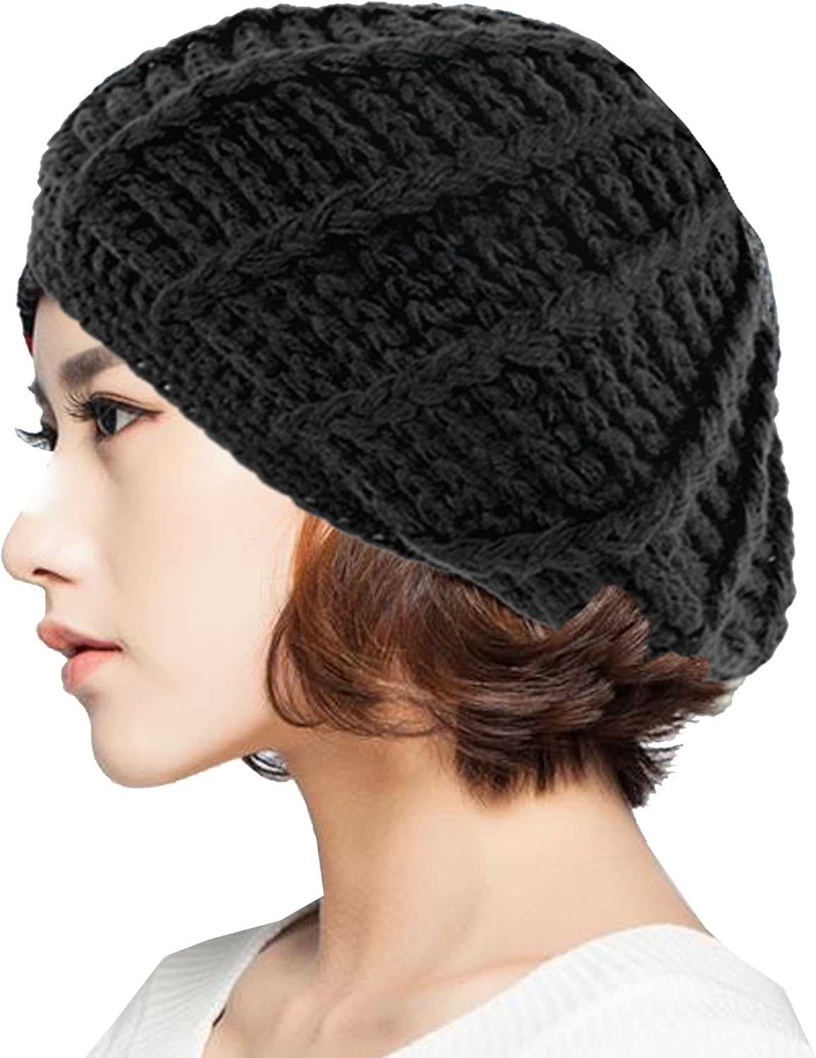 Easy knitted beret pattern