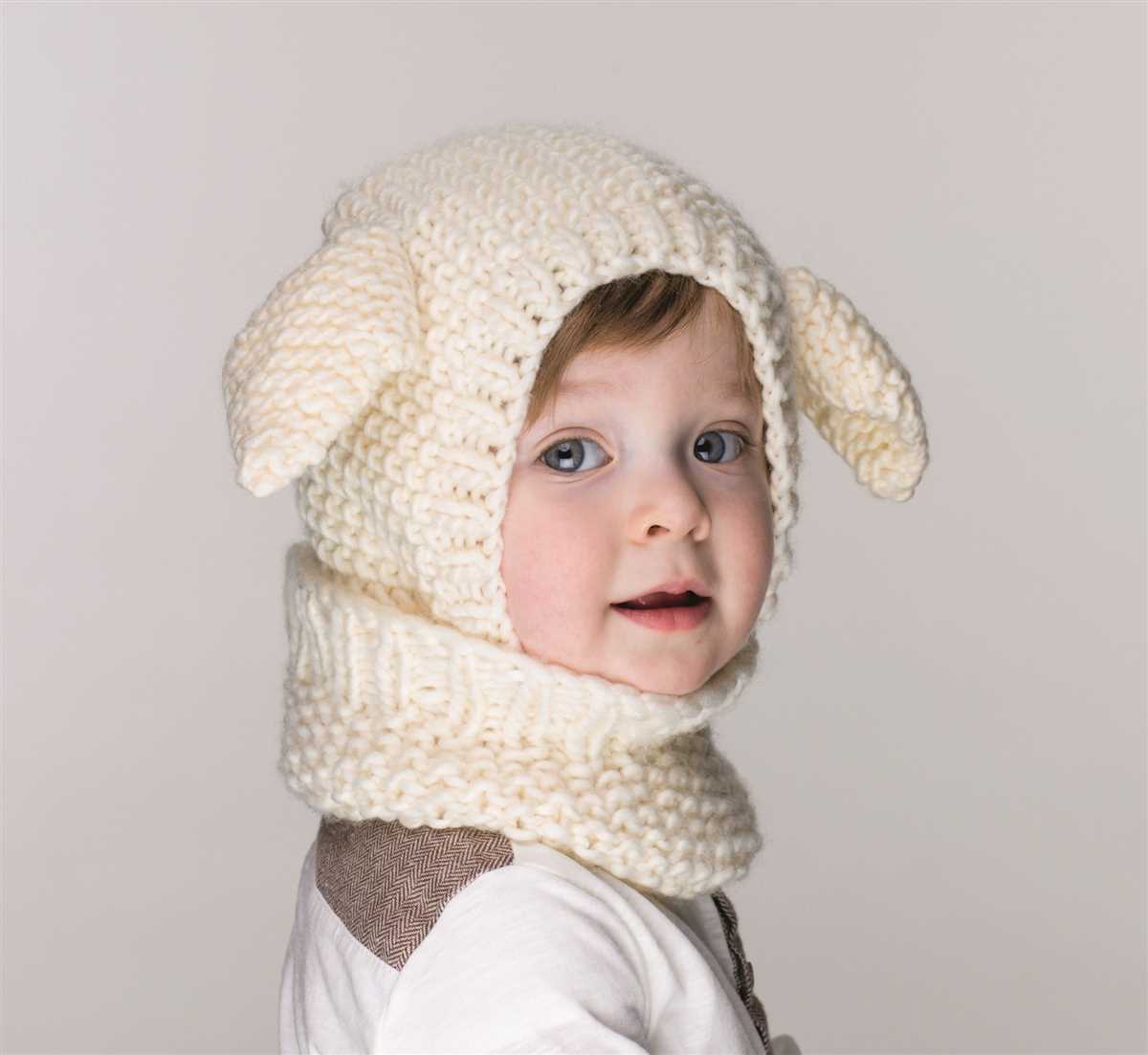 Lamb hat knitting pattern