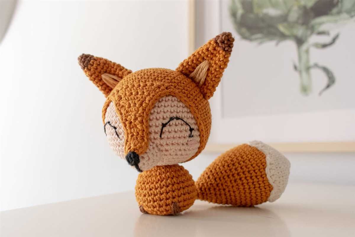 Free fox toy knitting pattern