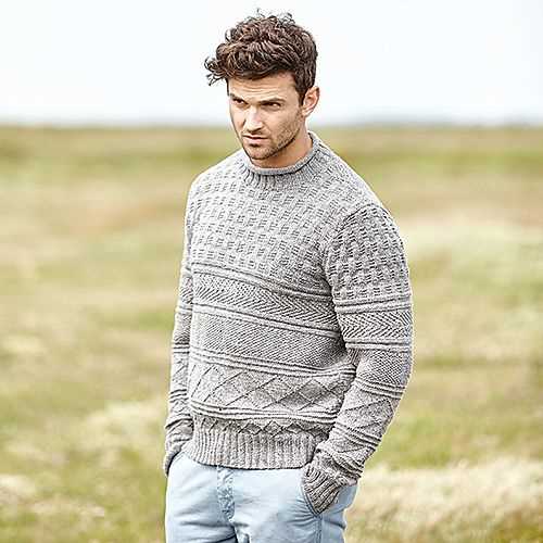 Basic mens sweater knitting pattern