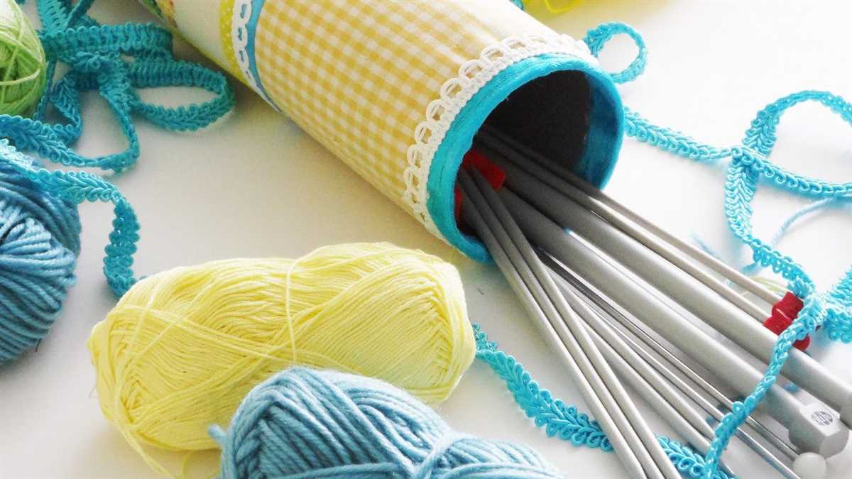 Knitting needle holder pattern