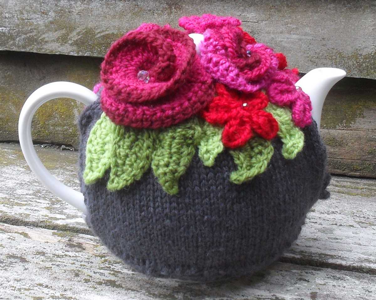 Knitted teapot cozy pattern