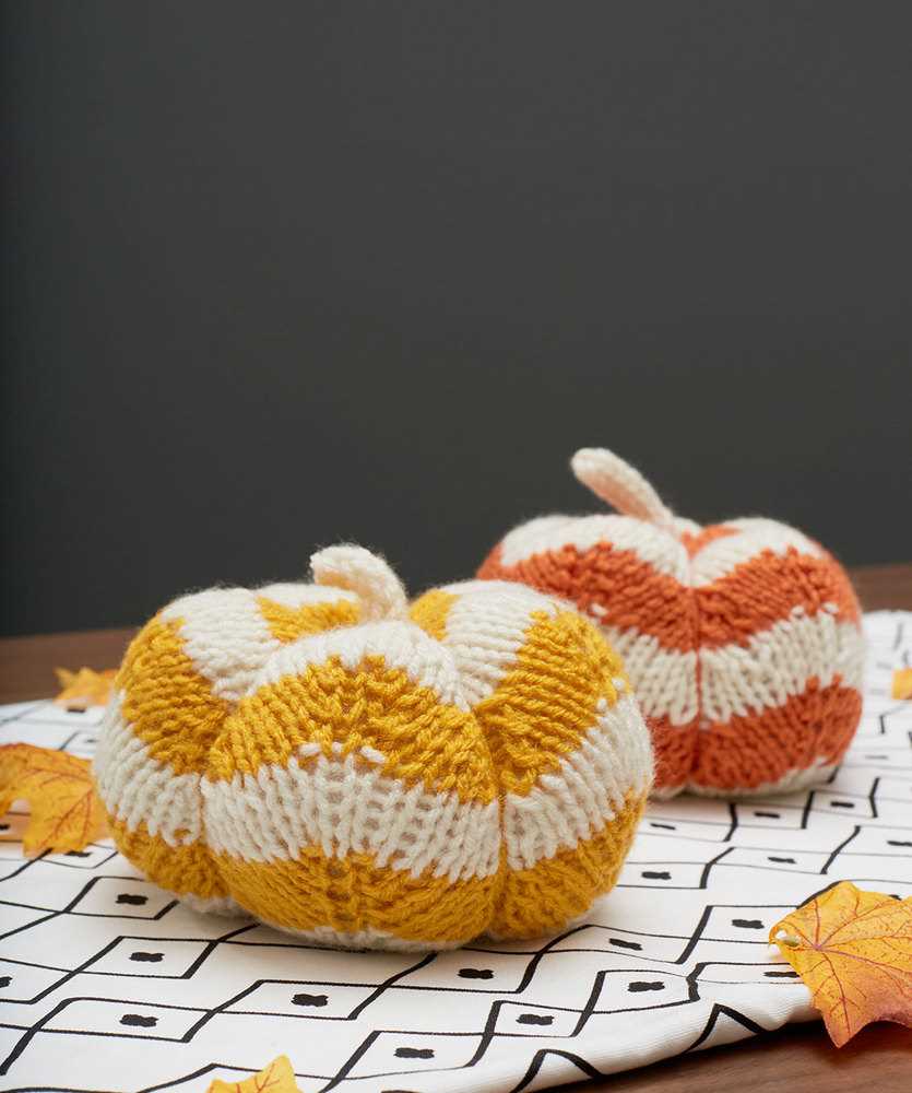 Free knit pumpkin pattern