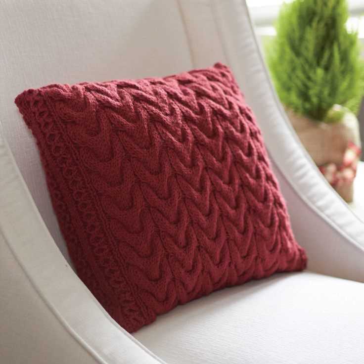 Easy knitting pattern cushion cover