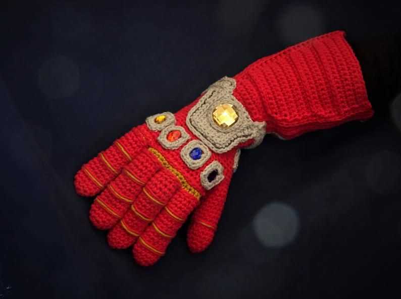 Infinity gauntlet knitting pattern free