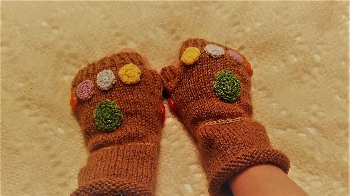 Infinity gauntlet knitting pattern free