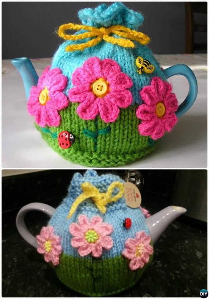 Funky tea cosy knitting patterns