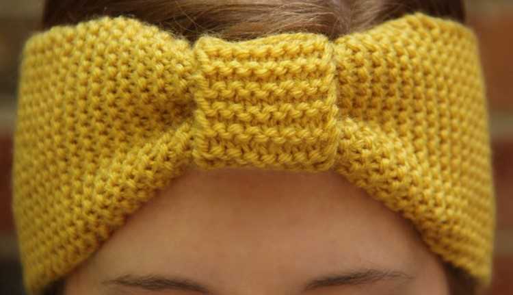 Knitting loom ear warmer pattern