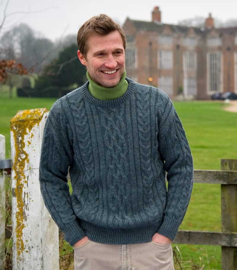 Basic mens sweater knitting pattern