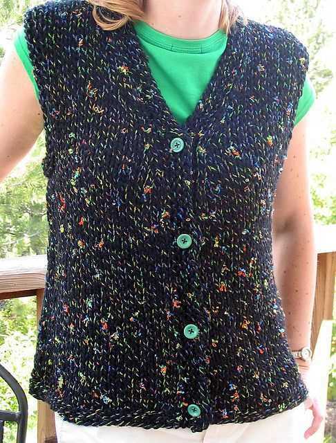 Free women's knit vest patterns