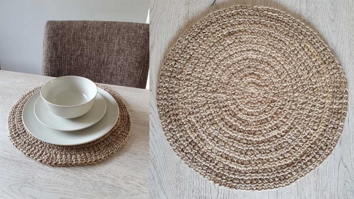 Free easy knit placemat patterns