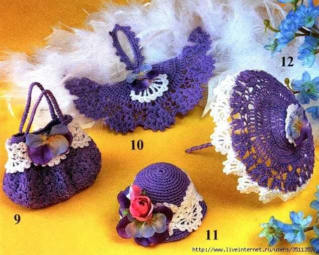 Mini knit hat ornament pattern