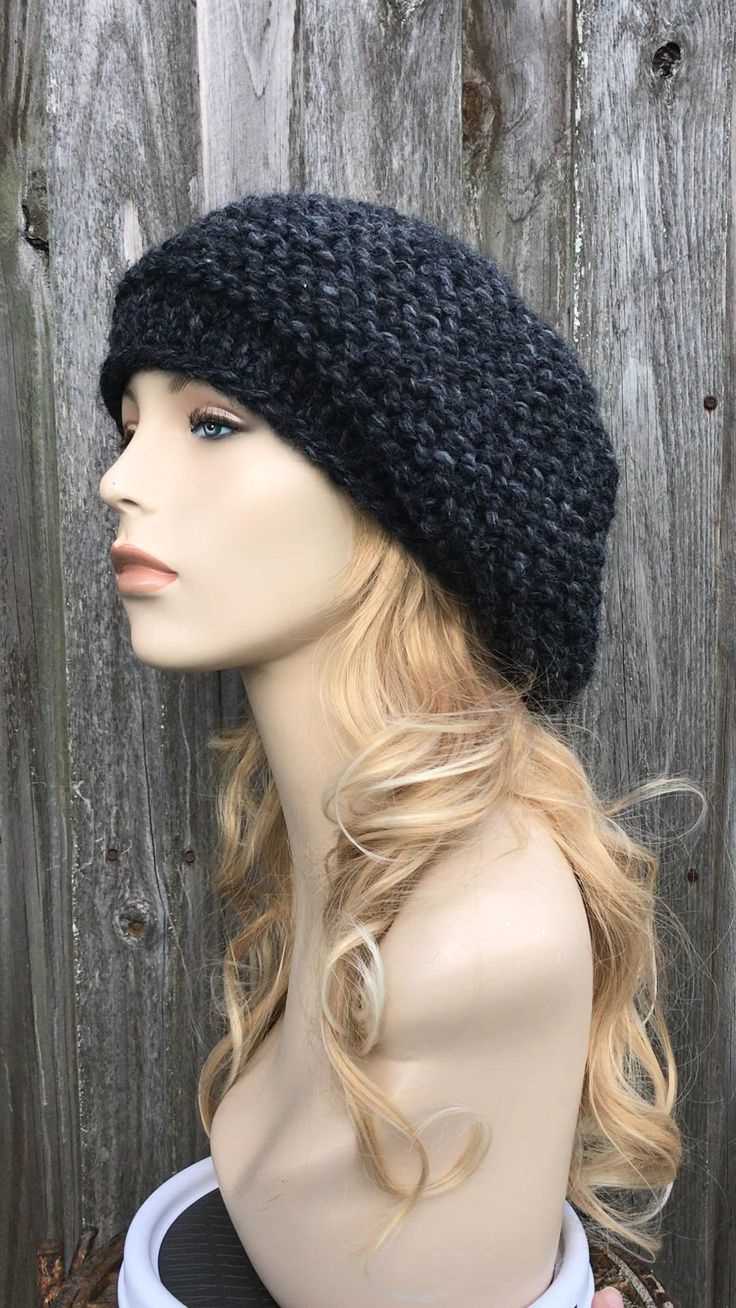 Easy knitted beret pattern