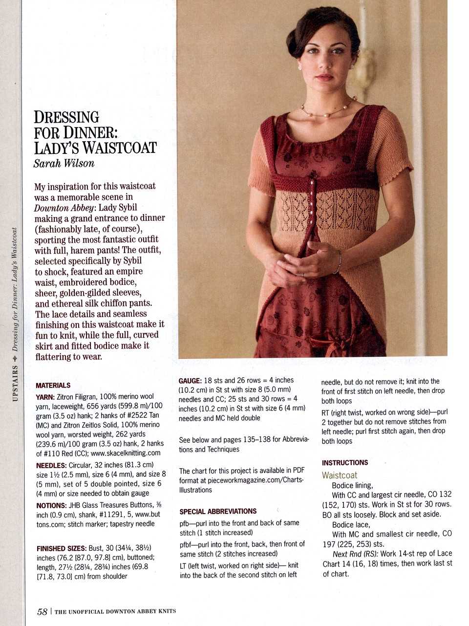 Downton abbey knitting patterns free