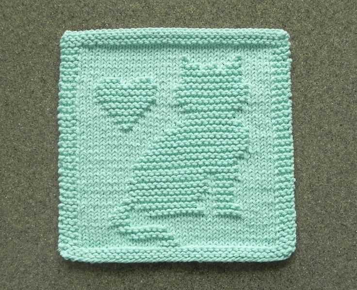 Starfish dishcloth knit pattern