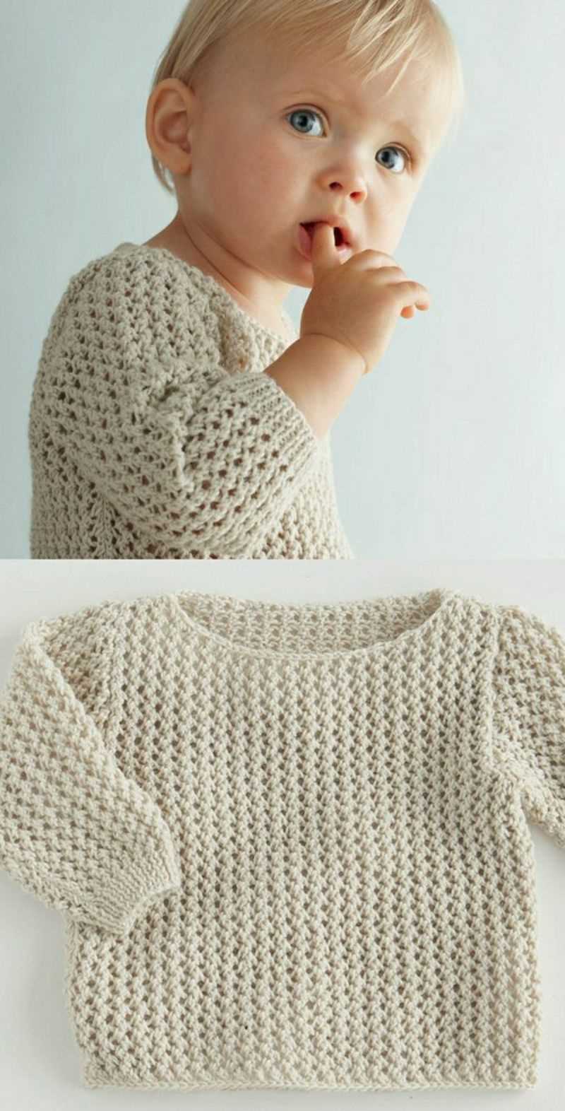 Free knitting patterns for baby sweaters