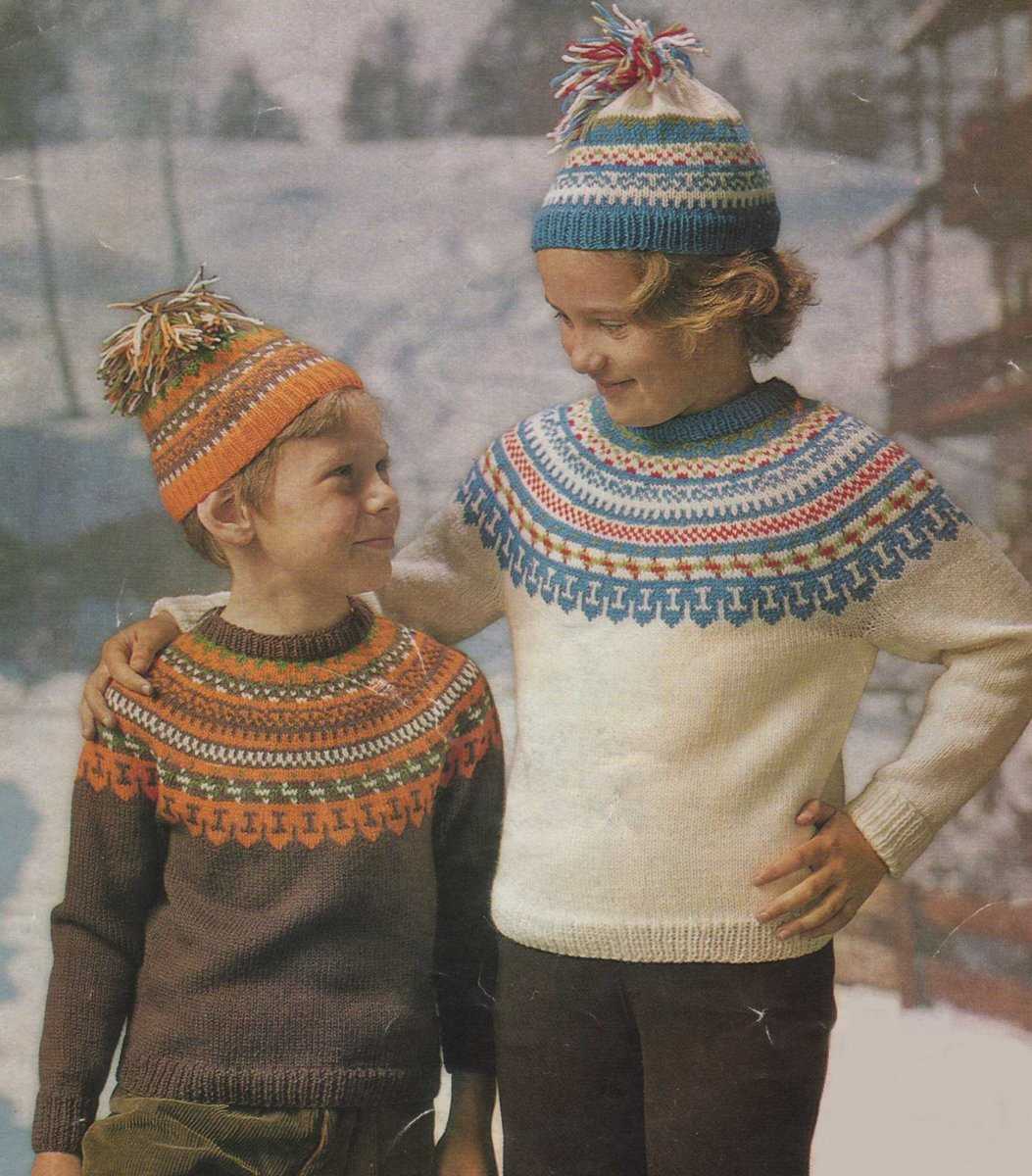 Fair isle jumper knitting pattern free