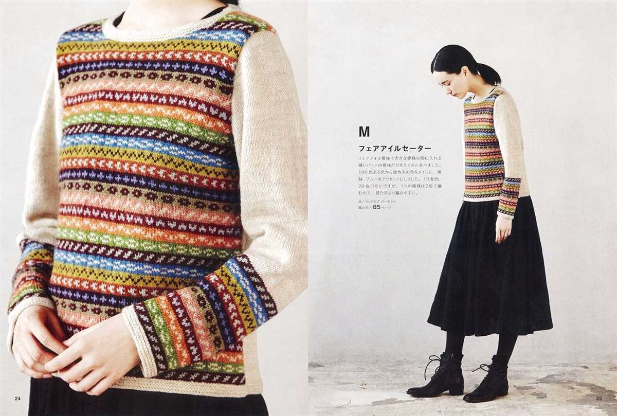 Japanese knitting pattern book