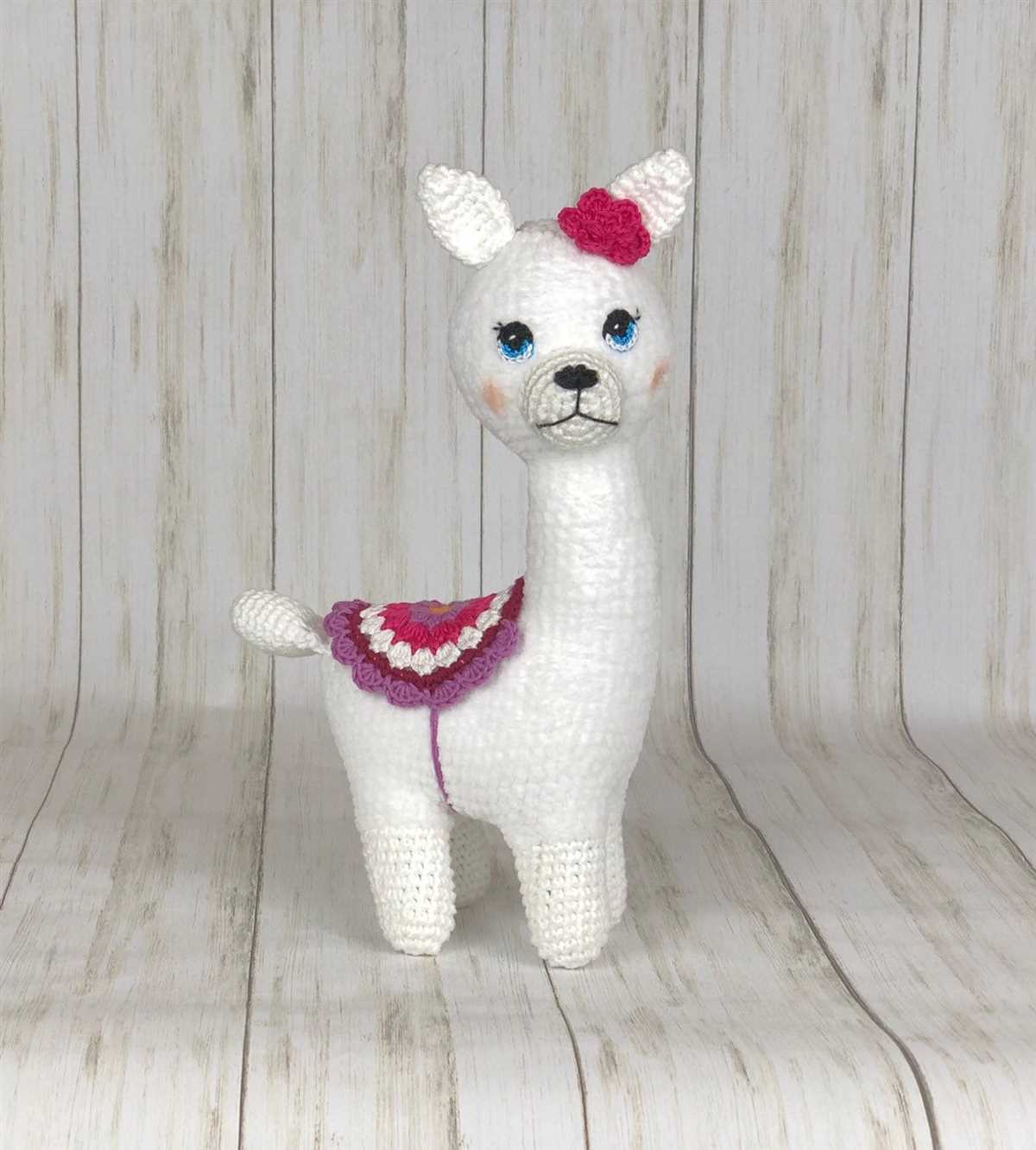 Knitting pattern for alpaca toy