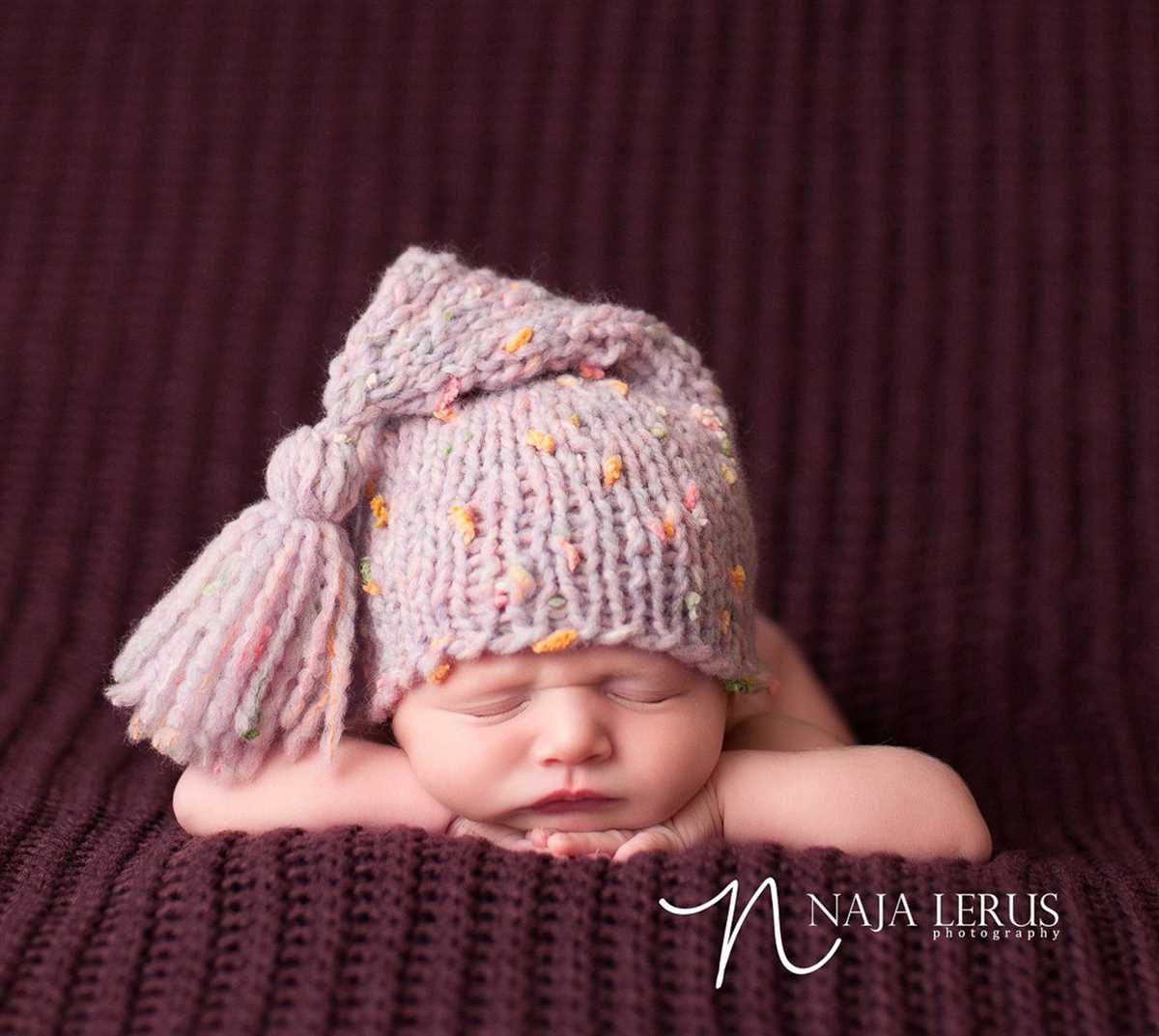 Knit patterns for newborn hats