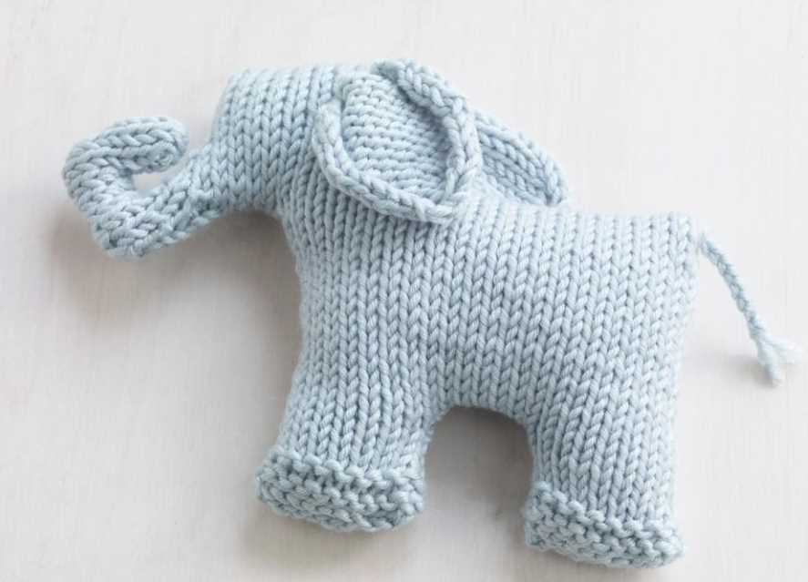 Knit elephant pattern free