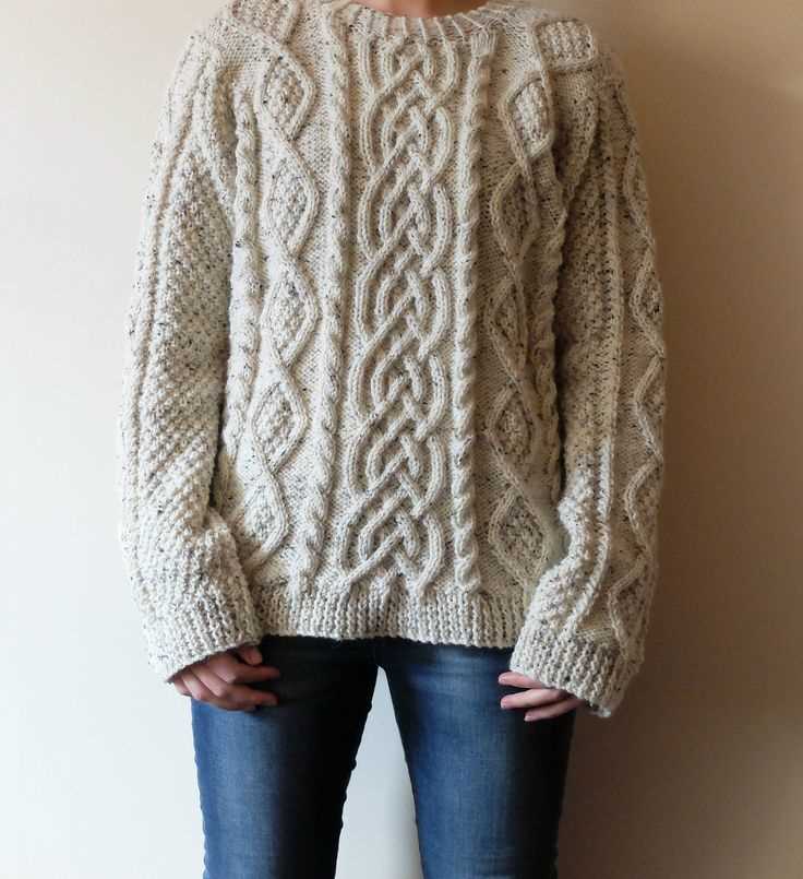 Aran knit sweater patterns free