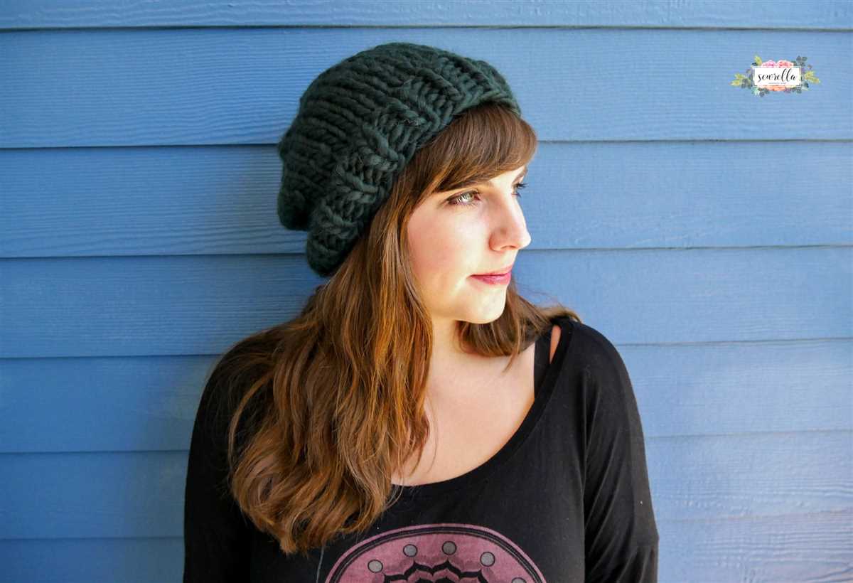 Ribbed beanie knitting pattern free