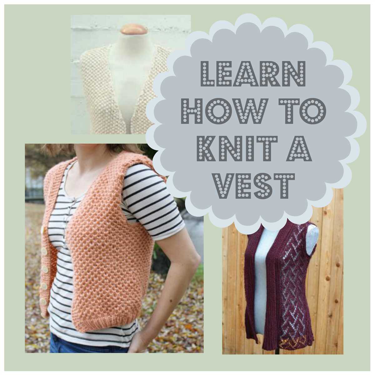 Free women's knit vest patterns