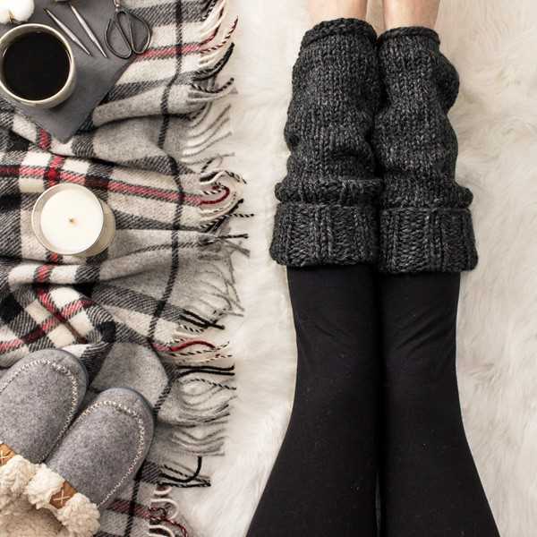 Chunky knit leg warmers free pattern