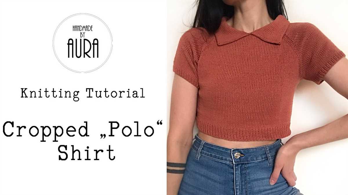 Knit pattern crop top