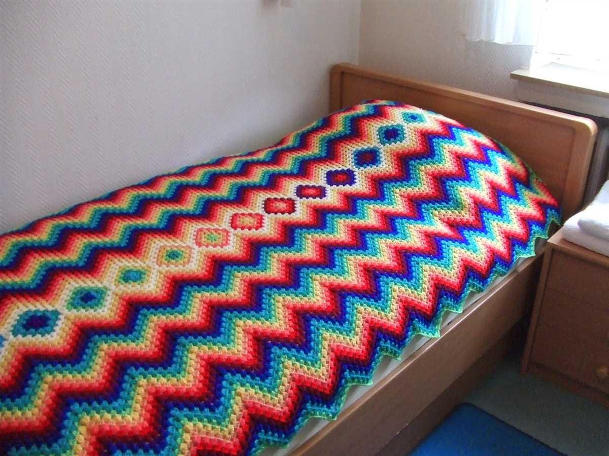 Jigsaw blanket knitting pattern