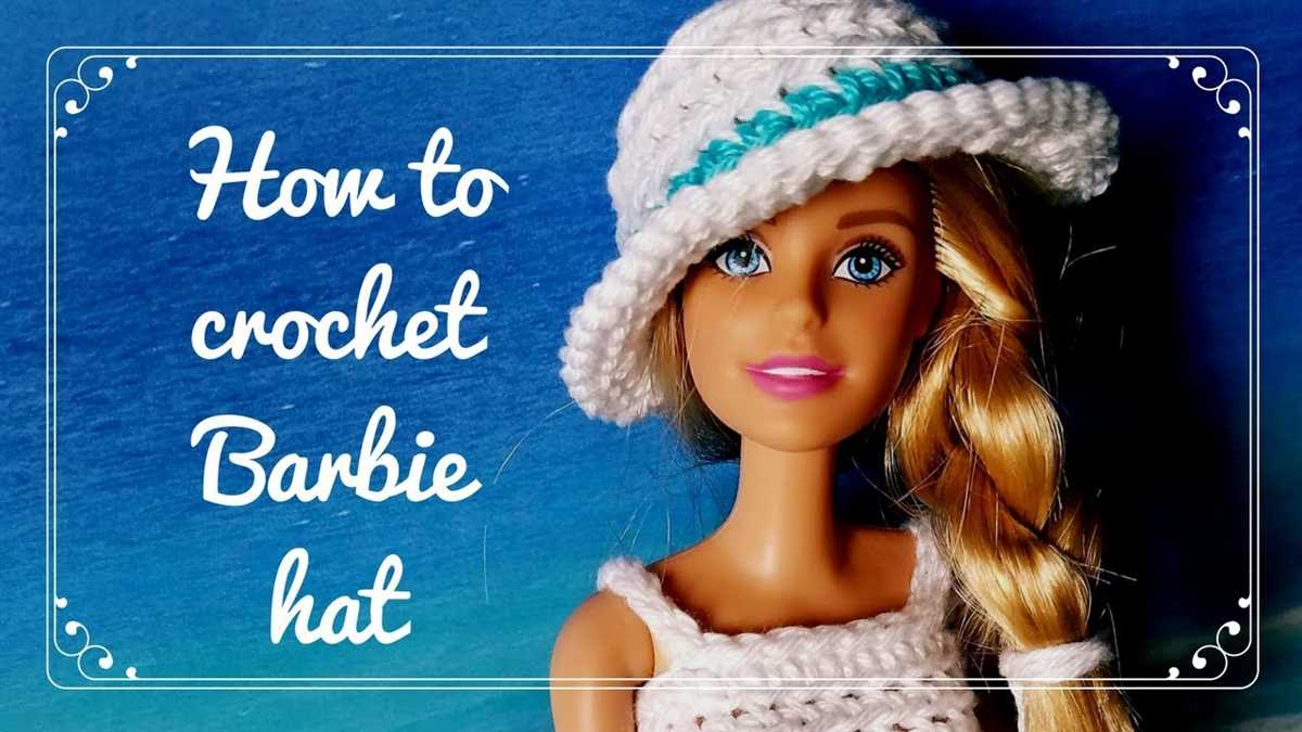 Knitted barbie hat pattern