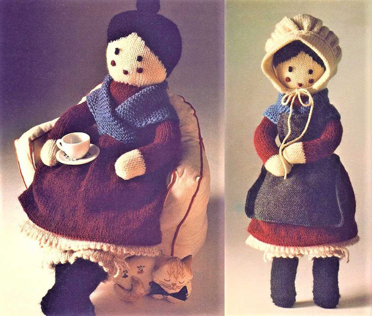 Vintage doll knitting patterns