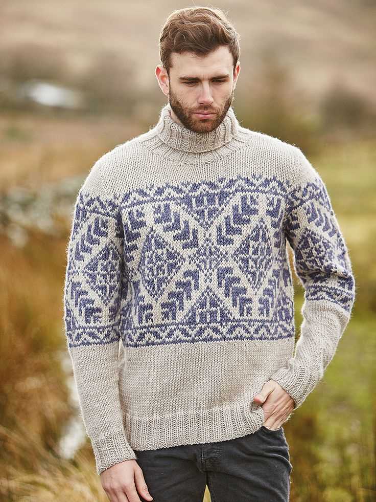 Basic mens sweater knitting pattern