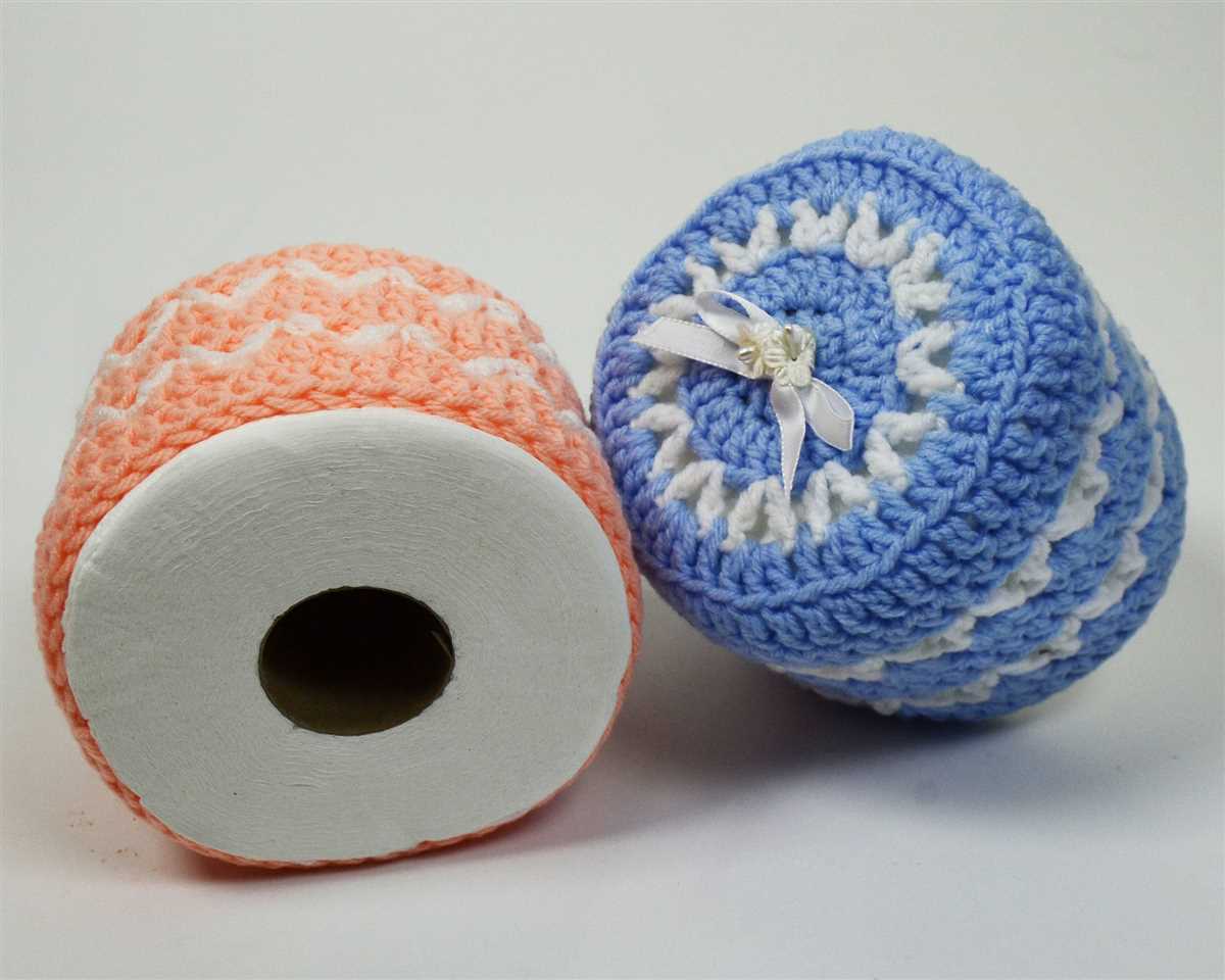 Toilet roll cover knitting pattern