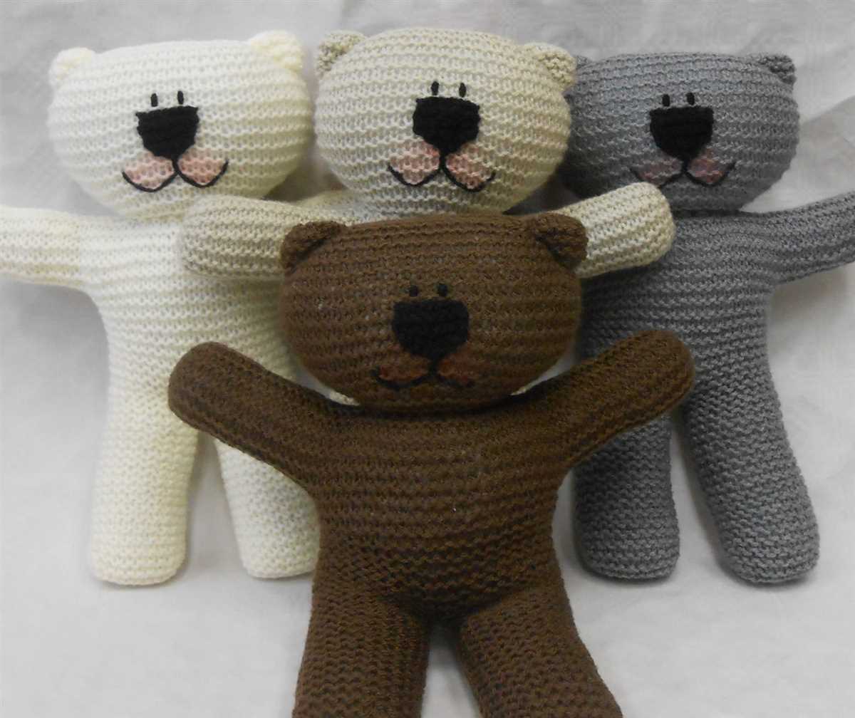 Honey bee bears knitting patterns