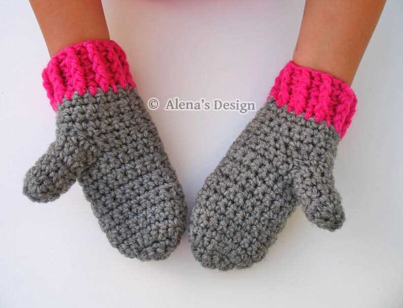 Free knitting pattern for childrens mittens