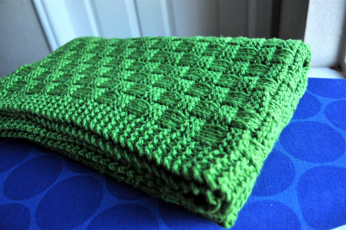 Jordan blanket knitting pattern