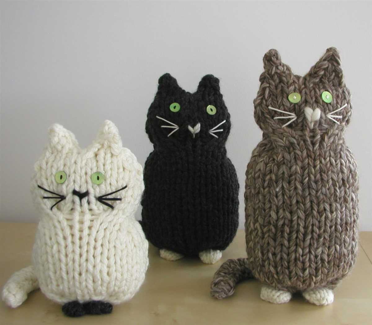 Cat knitting patterns uk