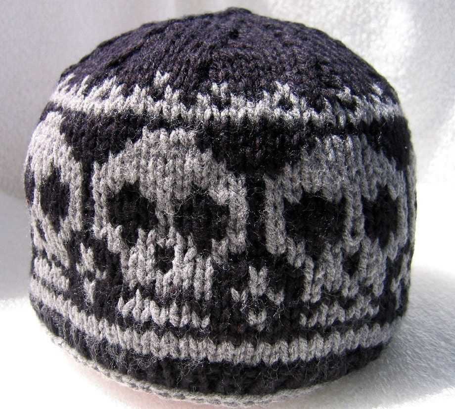 Skull cap knitting pattern free