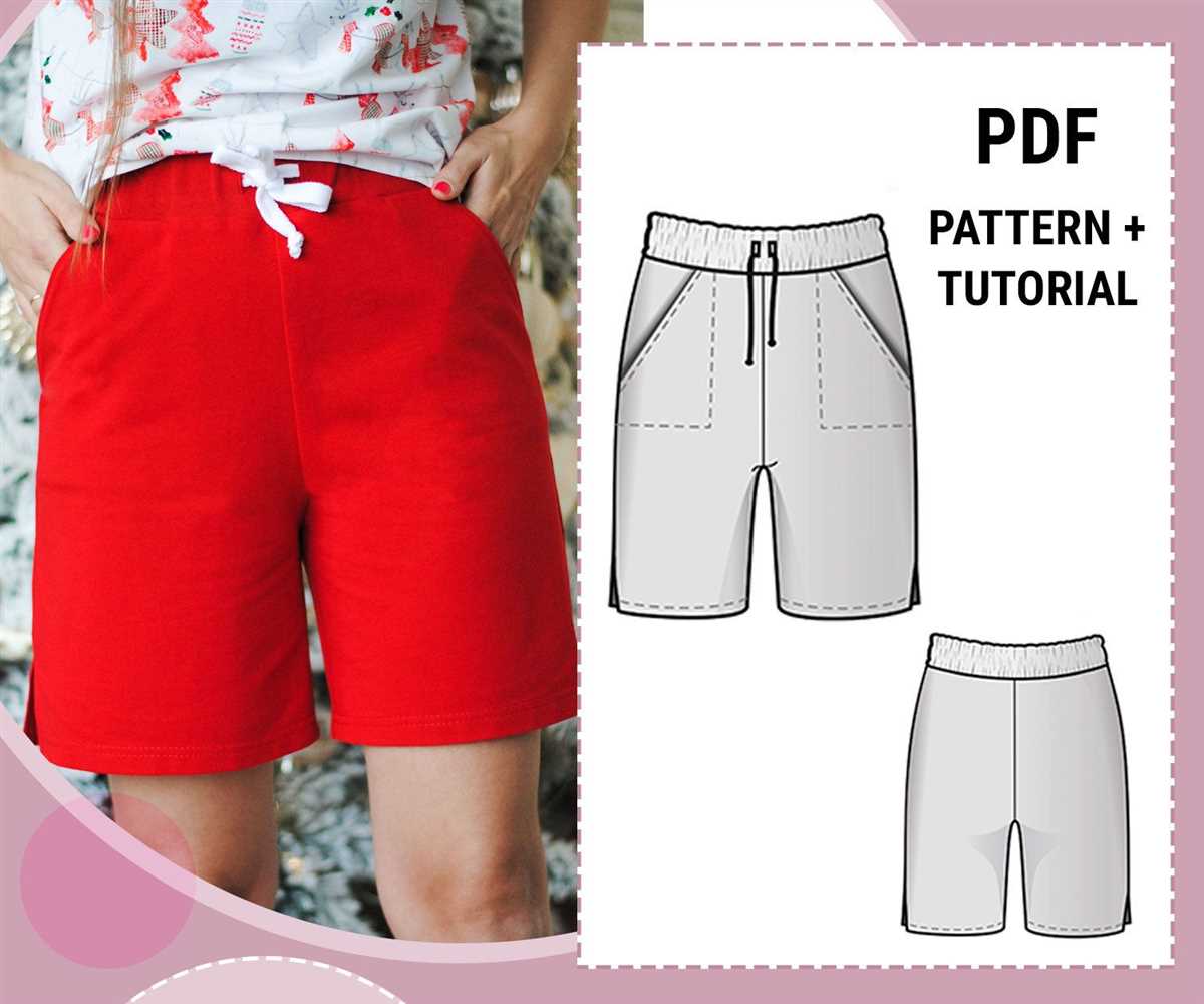 Knit shorts pattern for ladies