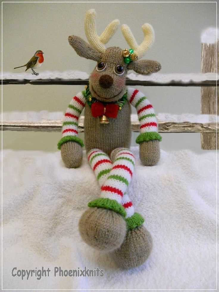 Reindeer knit pattern