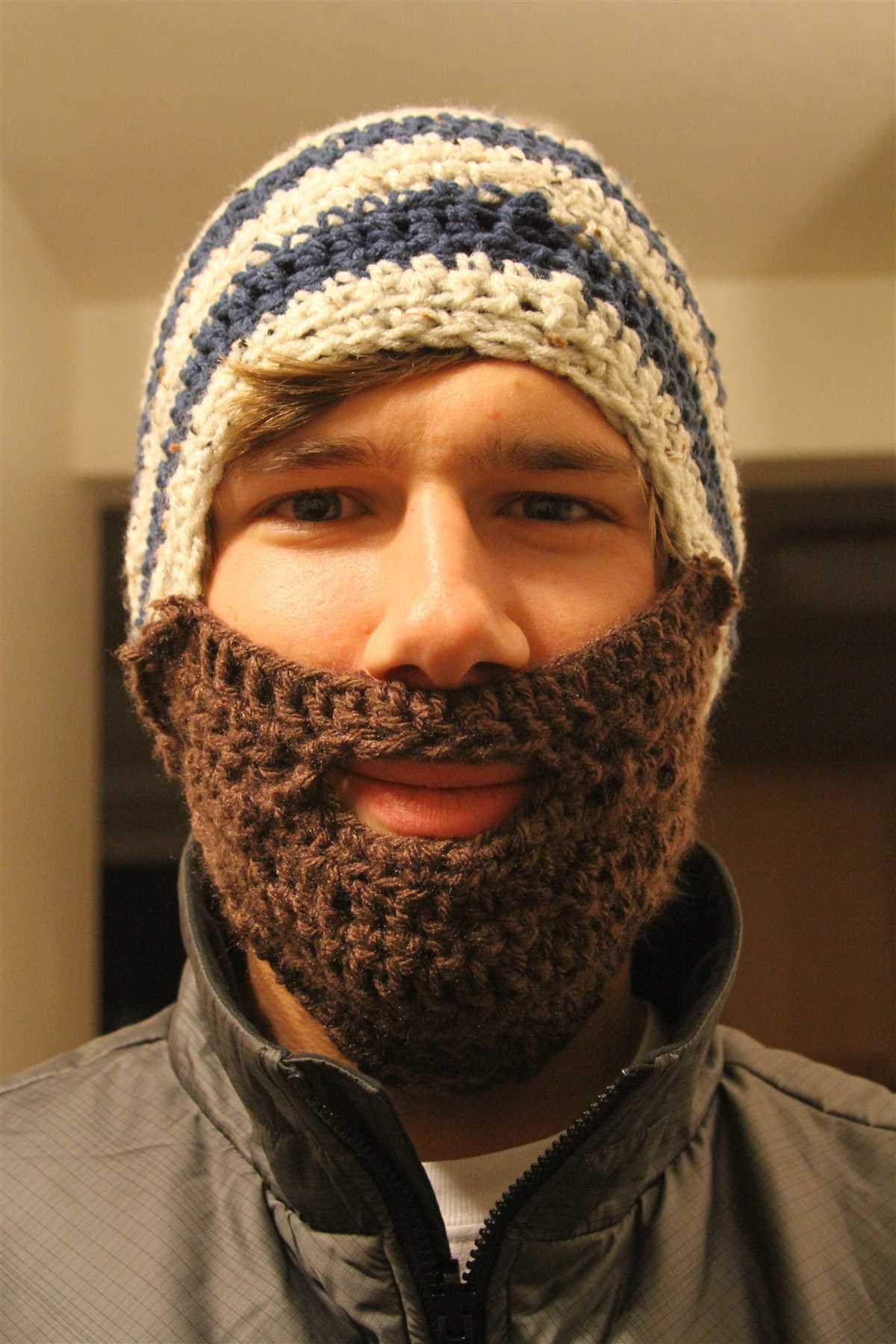 Free knitted beard pattern